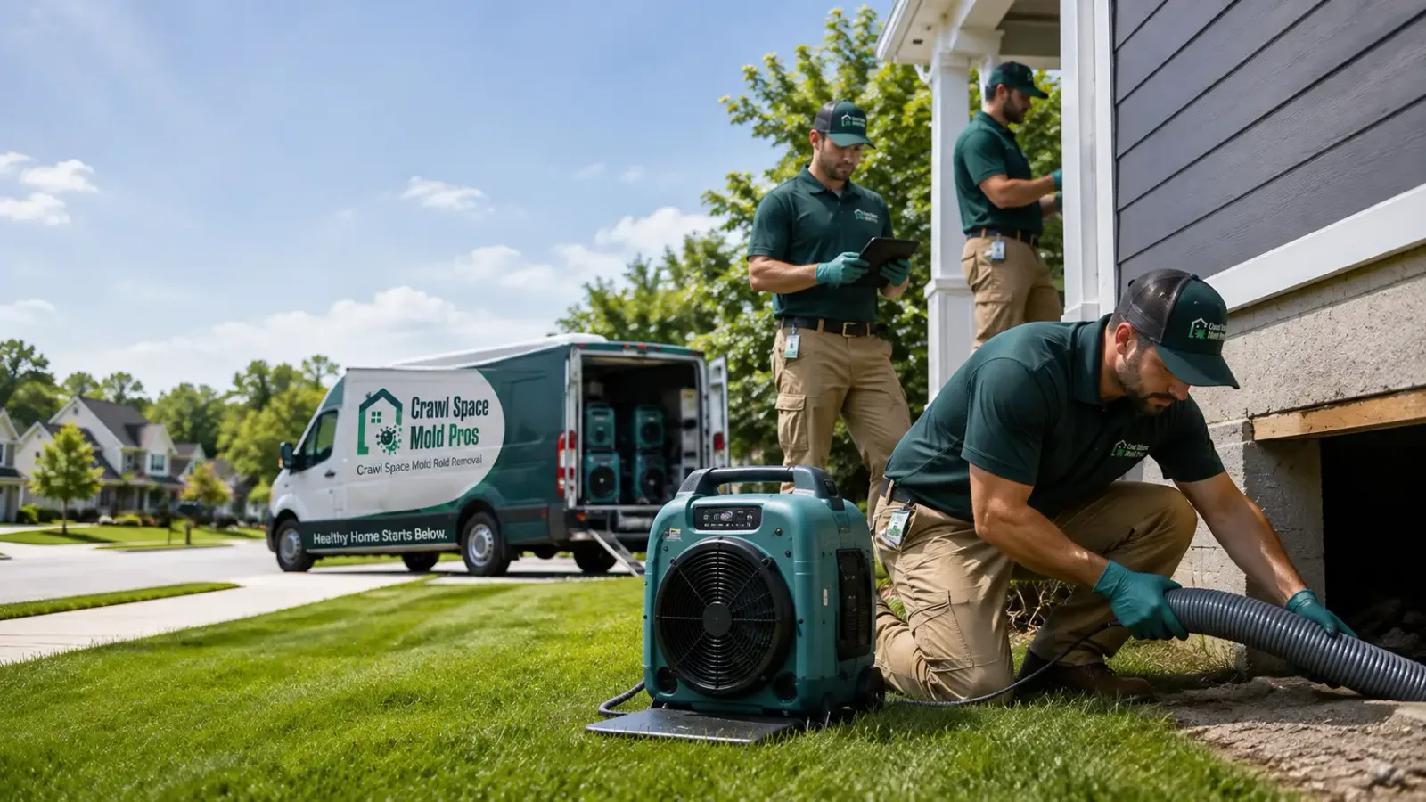 Crawl Space Mold Removal in Ford, WA